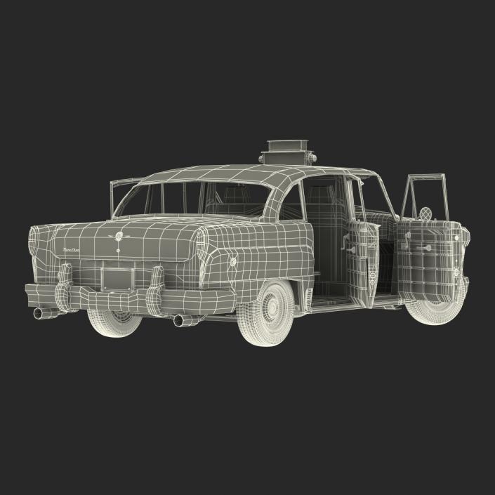 3D Old NYC Checker Cab Rigged