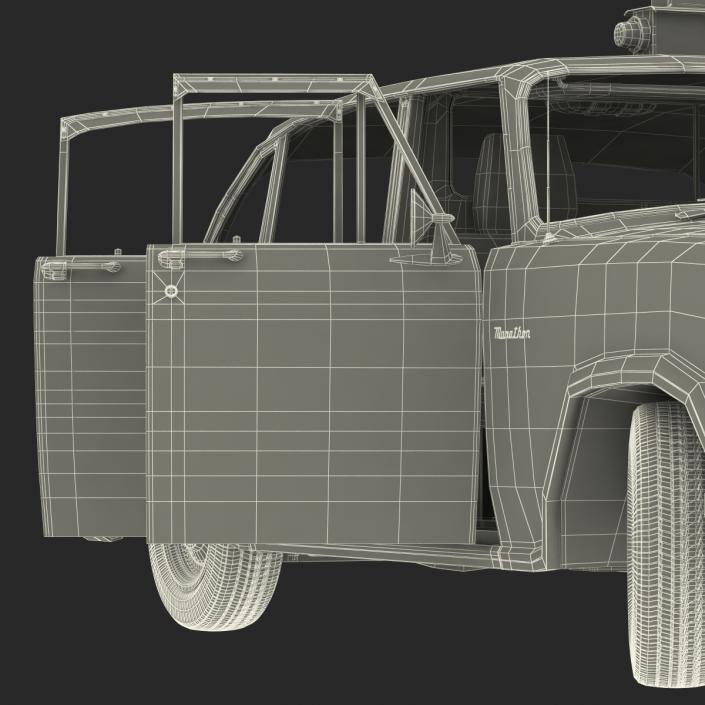 3D Old NYC Checker Cab Rigged