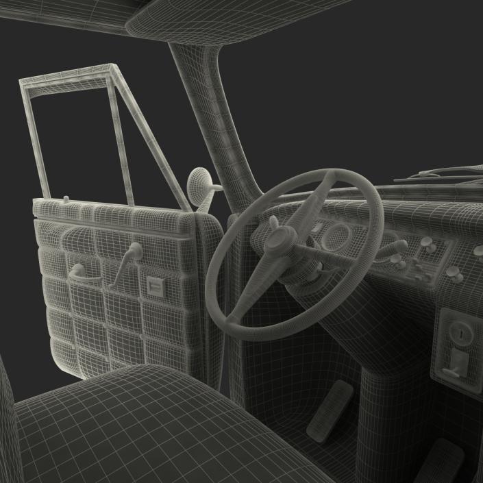 3D Old NYC Checker Cab Rigged