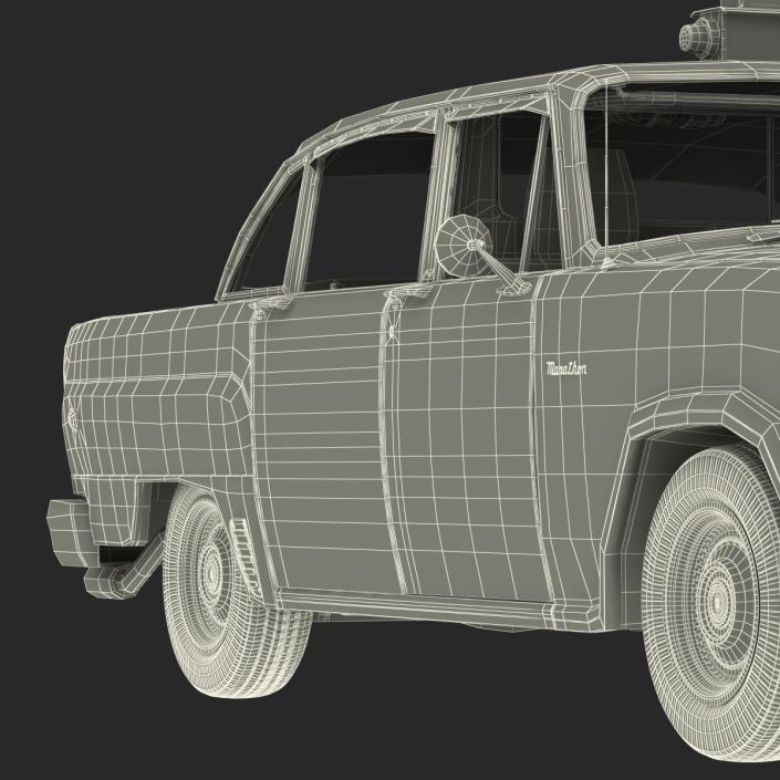 OLD NYC Checker Cab 3D model