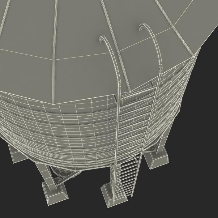 Rooftop Water Tower 3D model