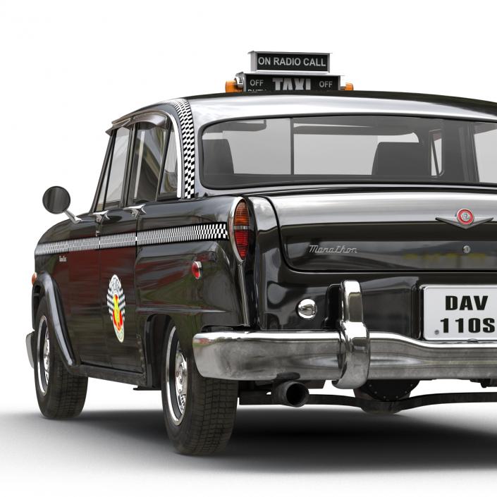 3D Checker Cab Rigged model