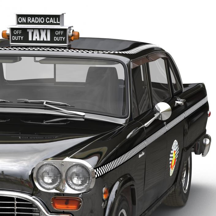 3D Checker Cab Rigged model