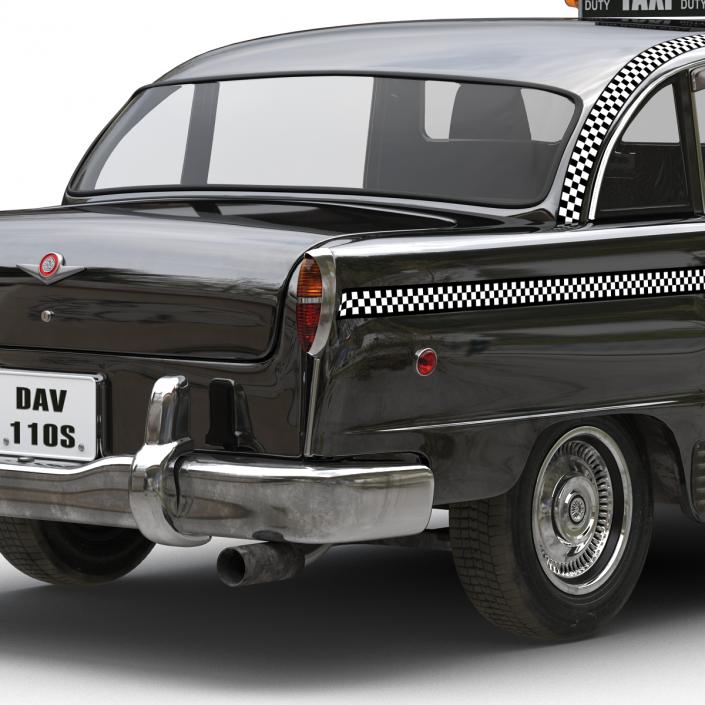 3D Checker Cab Rigged model