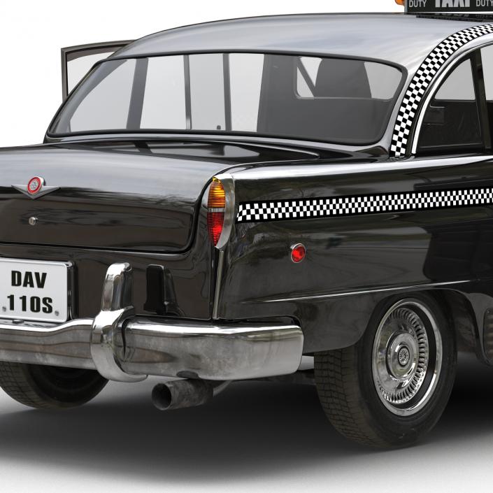 3D Checker Cab Rigged model