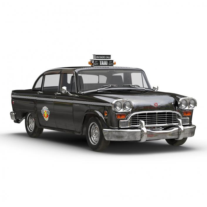 3D Checker Cab