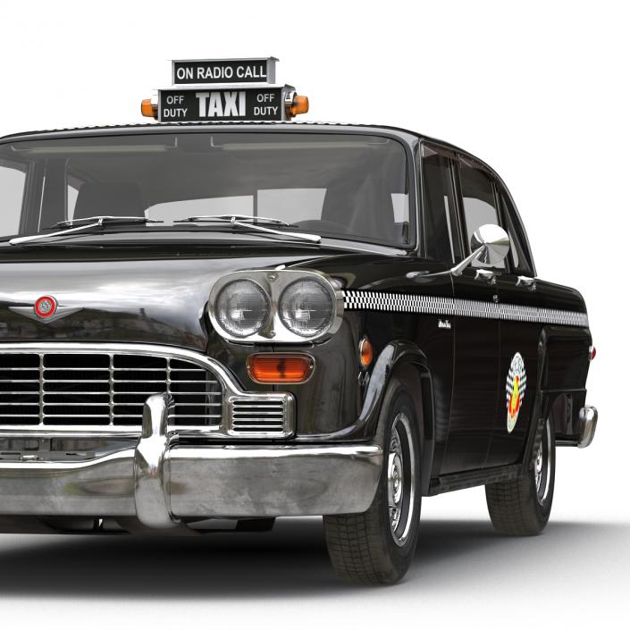 3D Checker Cab