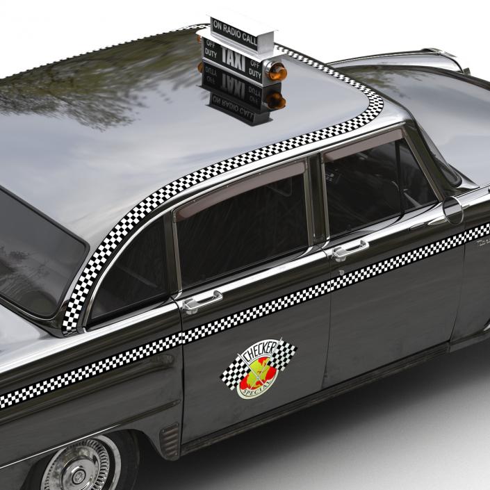 3D Checker Cab