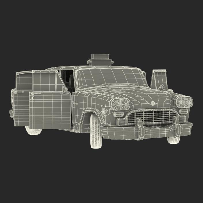 Checker Cab Simple Interior 3D