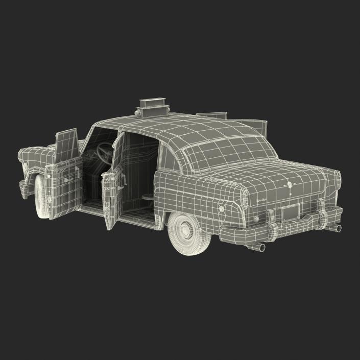 Checker Cab Simple Interior 3D