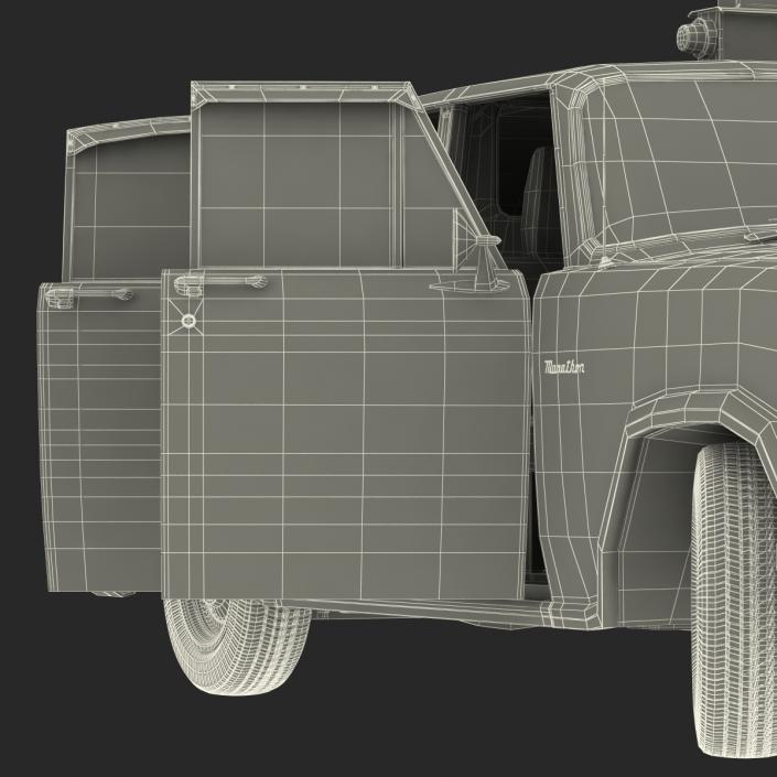 Checker Cab Simple Interior 3D