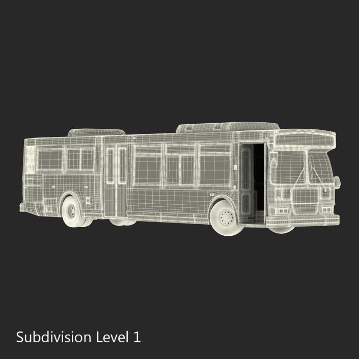 MTA New York City Bus Q53 Rigged 3D