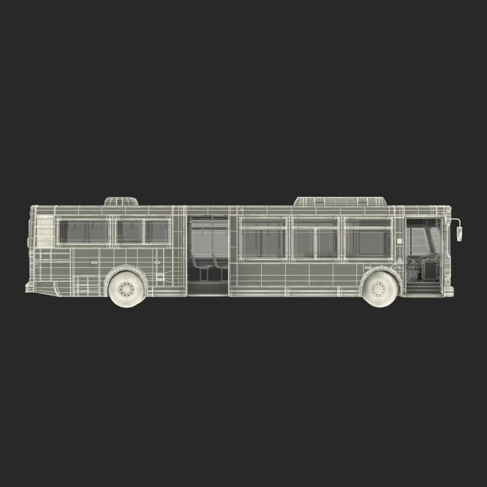 MTA New York City Bus Q53 Rigged 3D