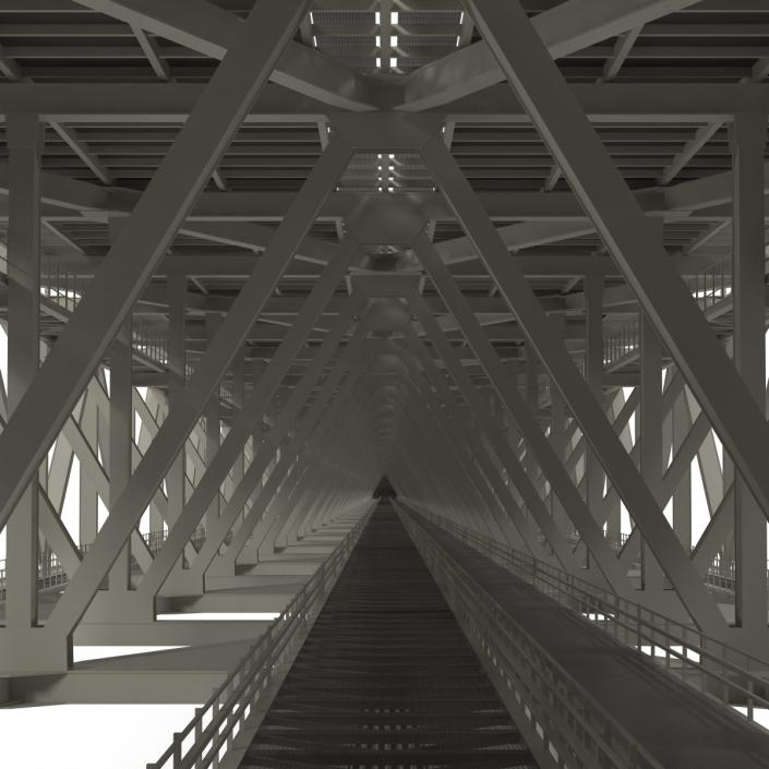 Akashi Kaiky Bridge 3D model