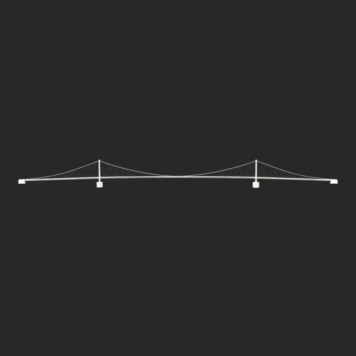 Akashi Kaiky Bridge 3D model