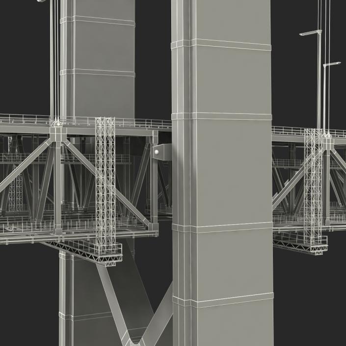 Akashi Kaiky Bridge 3D model