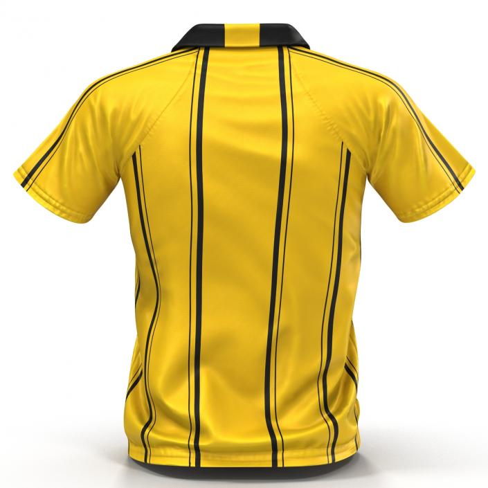 Yellow Referees Jersey 3D