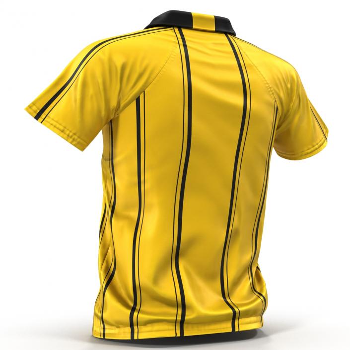 Yellow Referees Jersey 3D