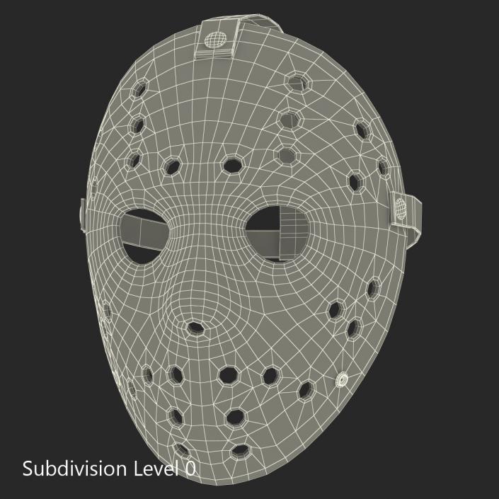 3D Hockey Mask 5 model