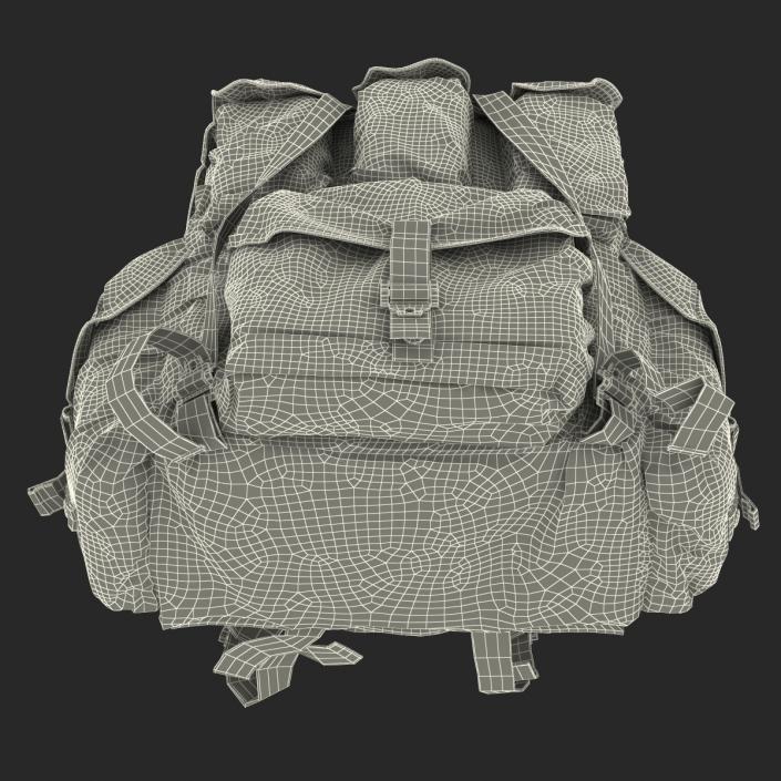 Military Backpack 2 3D model