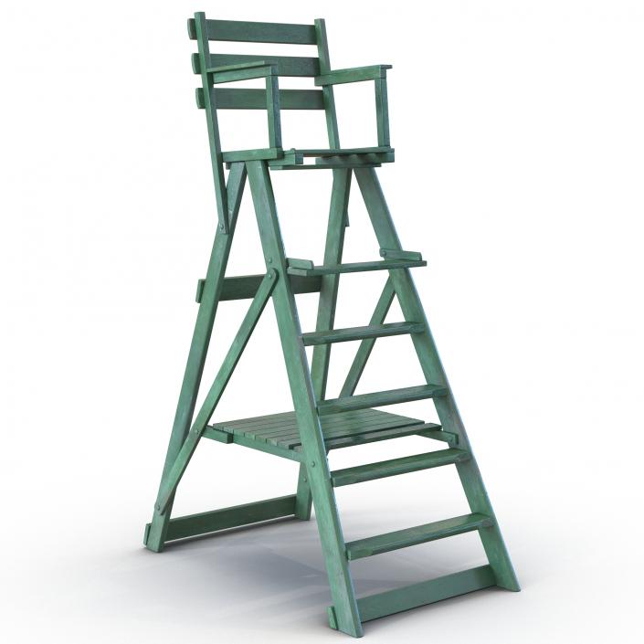 3D Classic Umpire Chair Green