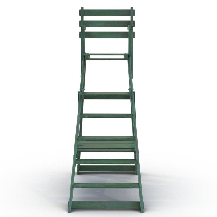 3D Classic Umpire Chair Green