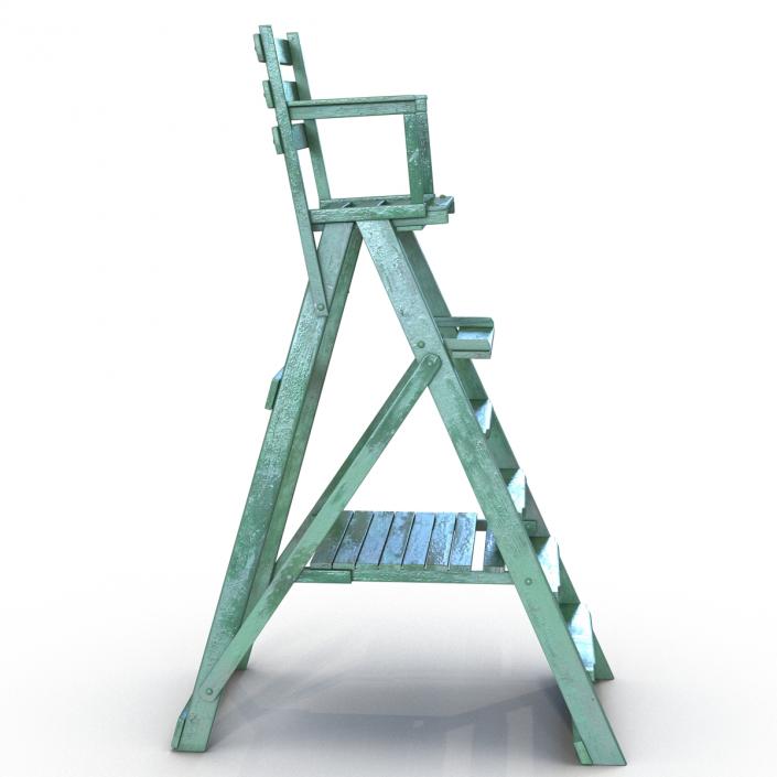 3D Classic Umpire Chair Green