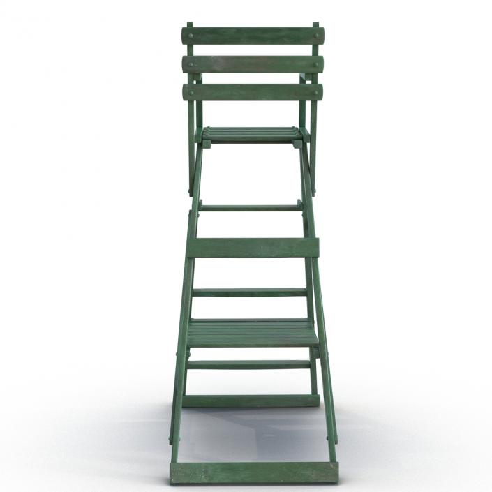 3D Classic Umpire Chair Green