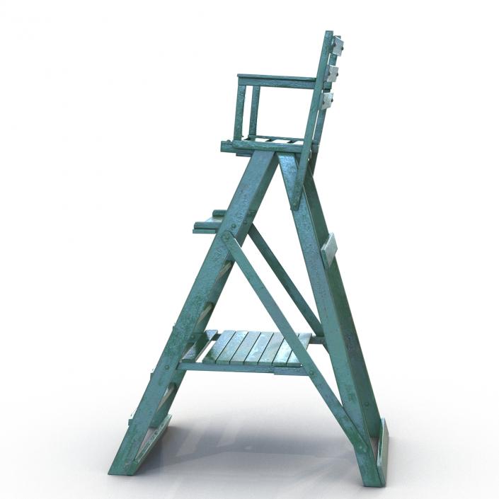 3D Classic Umpire Chair Green