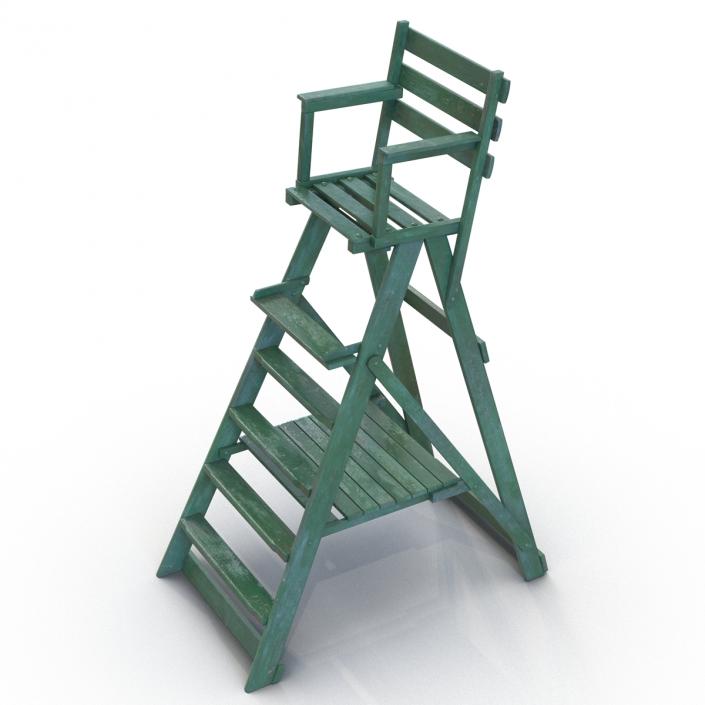 3D Classic Umpire Chair Green