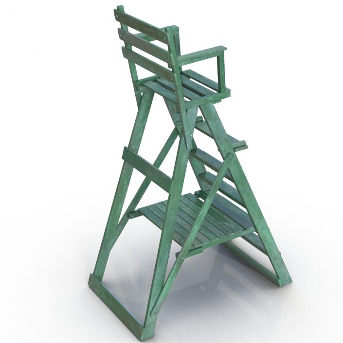 3D Classic Umpire Chair Green