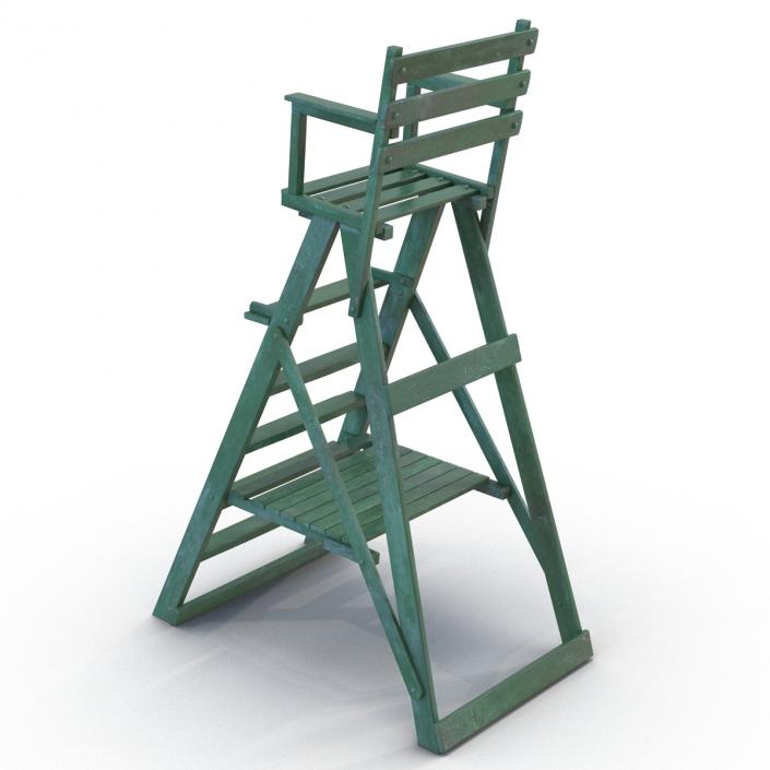 3D Classic Umpire Chair Green