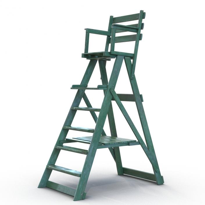 3D Classic Umpire Chair Green