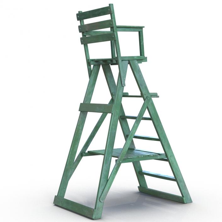 3D Classic Umpire Chair Green