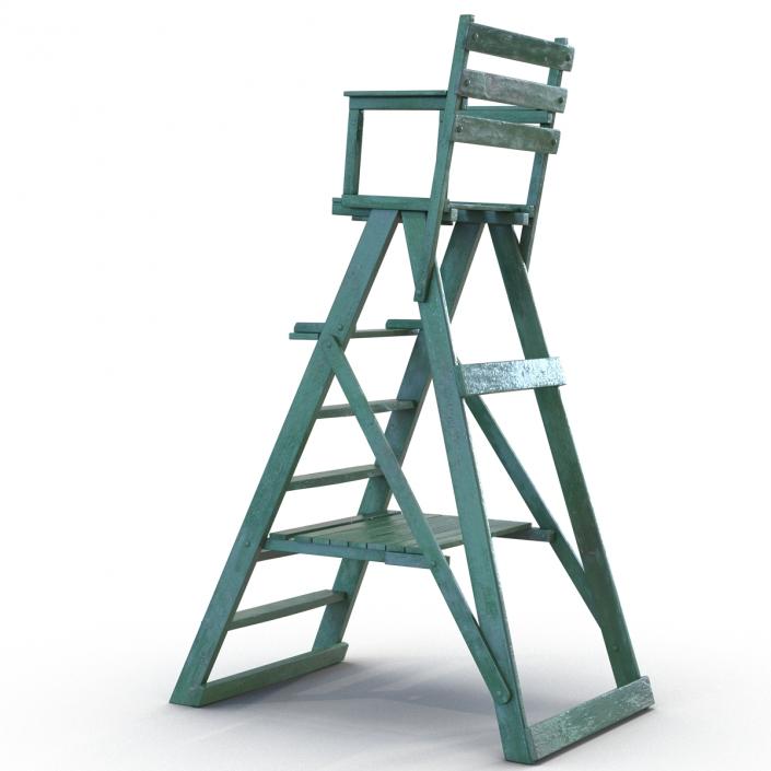 3D Classic Umpire Chair Green