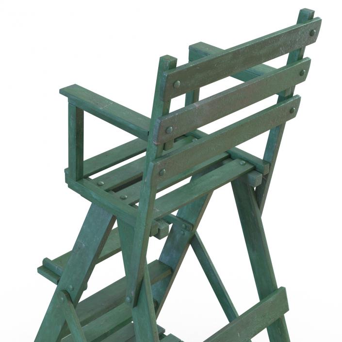 3D Classic Umpire Chair Green