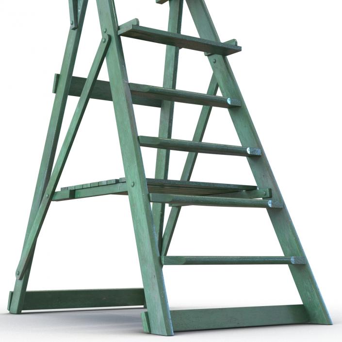 3D Classic Umpire Chair Green