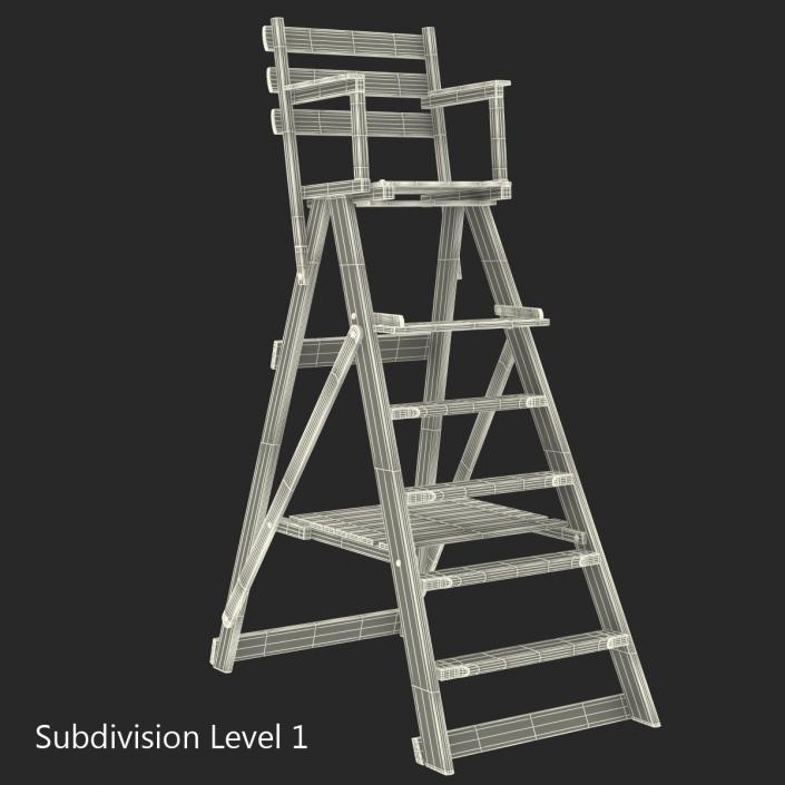 3D Classic Umpire Chair Green