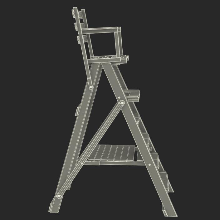 3D Classic Umpire Chair Green