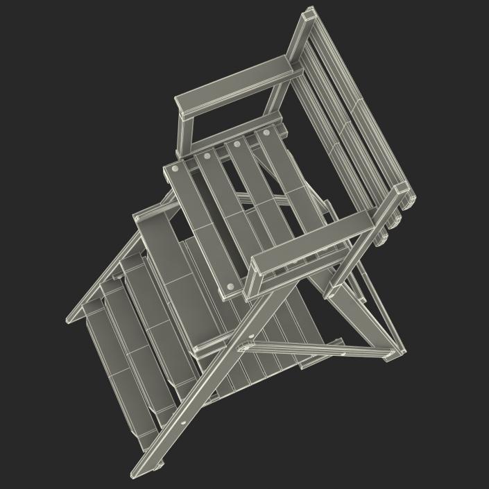 3D Classic Umpire Chair Green