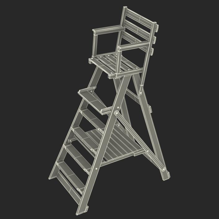 3D Classic Umpire Chair Green