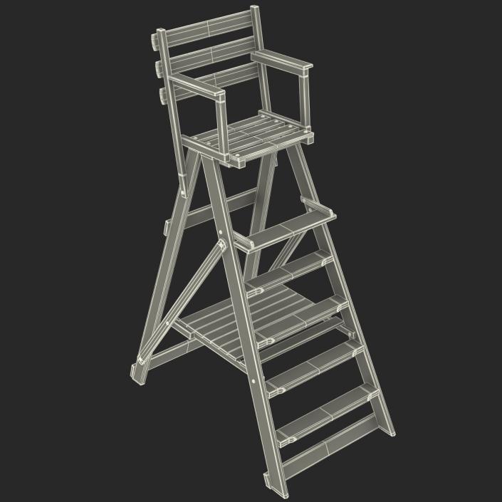 3D Classic Umpire Chair Green