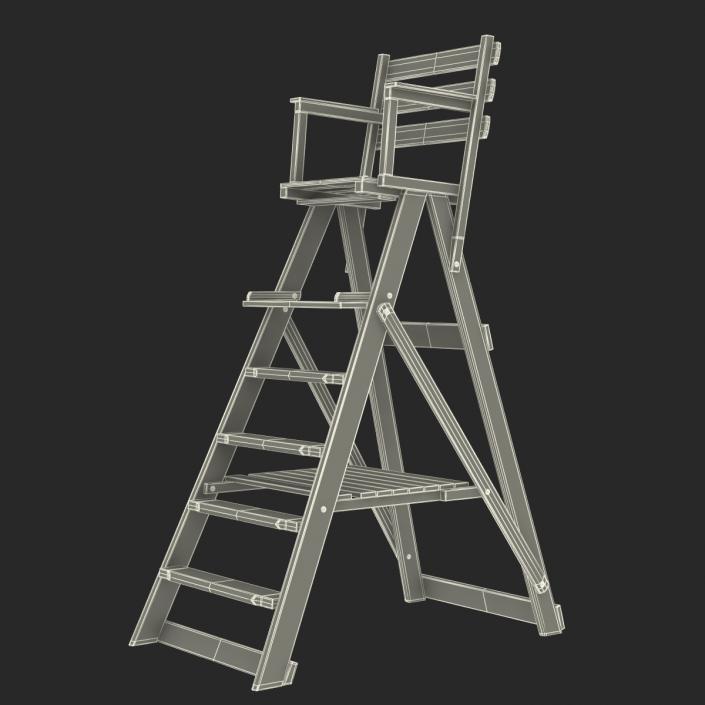 3D Classic Umpire Chair Green