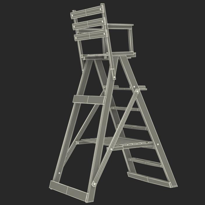 3D Classic Umpire Chair Green