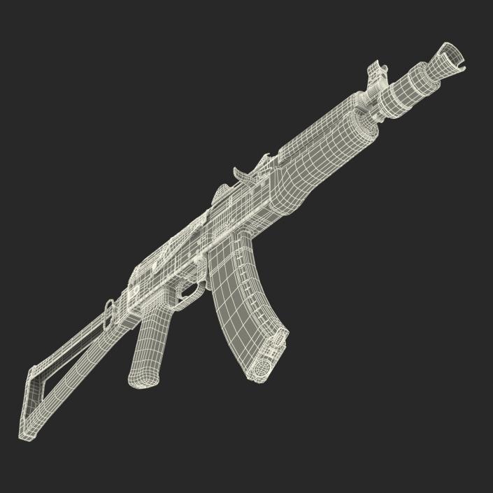 3D Assault Rifle AKS 74U