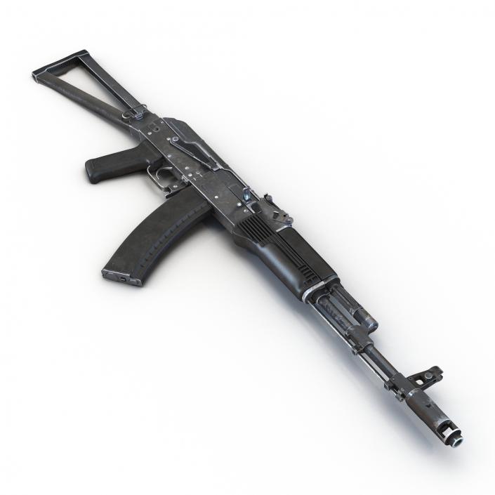 3D model Assault Rifle AKS 74