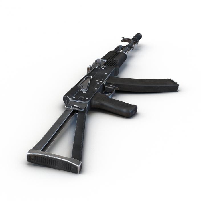 3D model Assault Rifle AKS 74