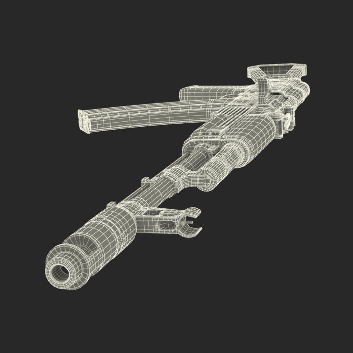 3D model Assault Rifle AKS 74