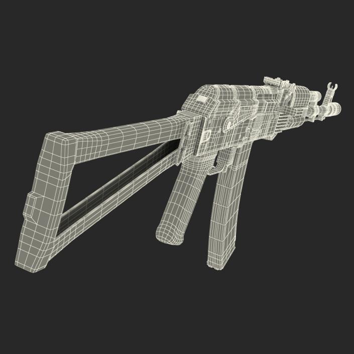 3D model Assault Rifle AKS 74