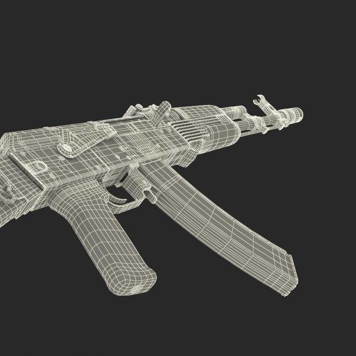 3D model Assault Rifle AKS 74